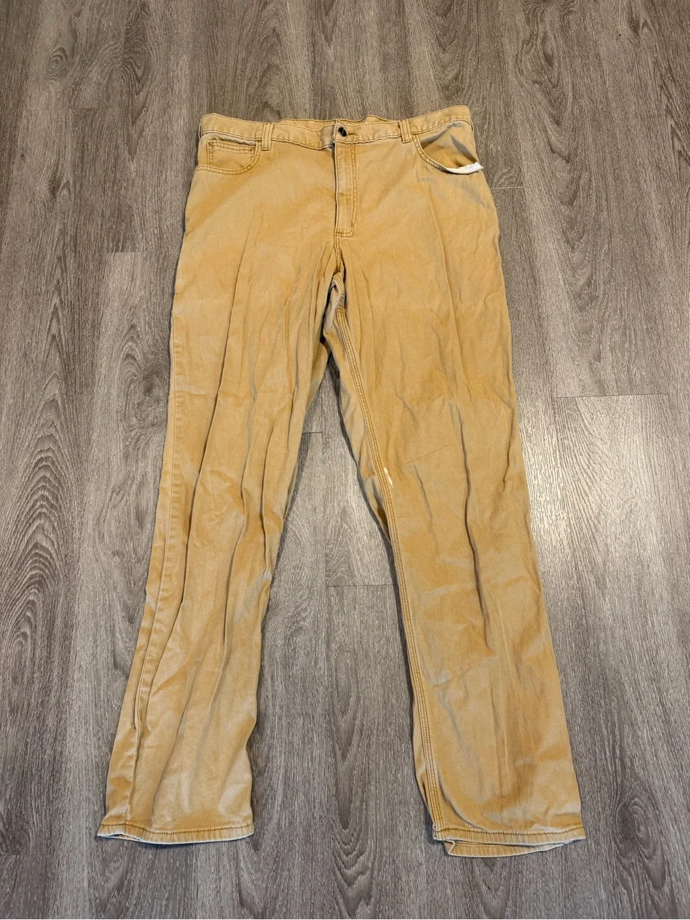 Carhartt Rugged Flex Rigby 5 Pocket Work Pants Men 40x34 Brown Tan 102517 918